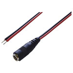 BKL 075905-750 DC Connector 2.5mm tin-plated 0.75 m High load capacity