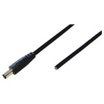 BKL 075924 DC Coaxial Connector 4mm x 1.7mm 2m Cable 1pc smooth ends