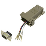 BKL 10121100 Adapter D-sub 9-pin socket to RJ12 socket freely assembled