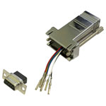 BKL 10121102 Adapter D-sub 9-pin to RJ12 socket freely assembled