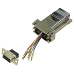 BKL 10121108 Adapter D-sub 9-pin to RJ45 socket freely assembled