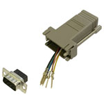 BKL 10121109 Adapter D-Sub 9-pin to RJ45 Socket single pack