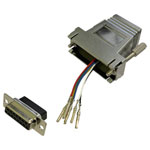 BKL 10121114 D-Sub 15-pin to RJ12 socket Adapter freely assembled