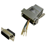 BKL 10121123 Adapter D-sub 15-pin to RJ45 socket freely assembled