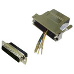 BKL 10121135 Adapter D-Sub 25-pin to RJ45 socket freely assembled