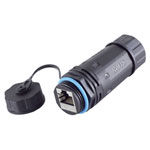 BKL 10121208 RJ45 Connector CAT 6 IP68 short outdoor Black 8-pin