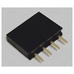 BKL 10122202 SIL socket standard 1 row 4 Pins 1pc tray