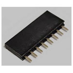 BKL 10122206 SIL socket standard 1 row 8 Pins per row 1pc