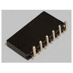 BKL 10122215 SIL socket standard 1 row 6 Pins 1pc(s) Tray