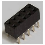 BKL 10122224 SIL socket 2 rows 5 Pins each tube packaging