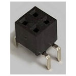 BKL 10122228 SIL socket standard 2 rows 2 Pins per row