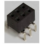 BKL 10122229 SIL socket 2 rows 3 Pins/row 1pc standard