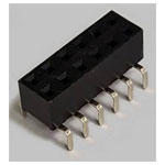 BKL 10122230 SIL socket standard 2 rows 6 Pins/row 1pc