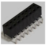 BKL 10122232 SIL socket 2 rows 8 Pins/row 1pc standard