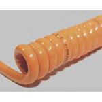 BKL 1506101 Spiral Cable 800/3200mm Orange 1pc 4G 0.75mm²