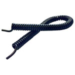 BKL 1506215 Spiral Cable Li12Y11Y 400/1600mm 6x0.50mm² Black 1pc