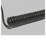 BKL 1506322 Spiral Cable 800-3200mm 4x0.25mm² black 1pc