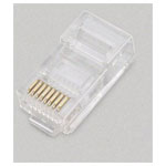 BKL 2606002 Modular Plug 6P6C Transparent 100 pcs