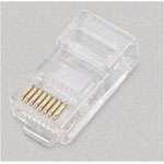 BKL 2606003 Modular Plug 8P8C Straight Transparent 100 pcs