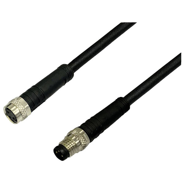BKL 2700036 Sensor/Actuator Cable M8 3-pin straight Plug 2m extension
