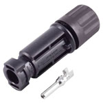 BKL 2800007 PV4 Plug 2.5-6mm² IP68 1500V Black photovoltaic Connector