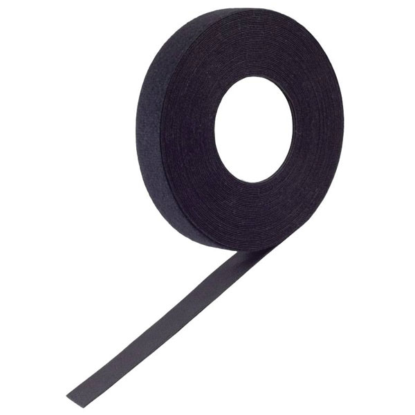 BKL 3000000 PRO tape 10m x 16mm black mushroom hooks High durability