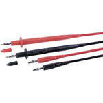 Stäubli 9410617100 FLEXI-2V Test lead kit 1m Banana jack 4mm Black/Red PVC