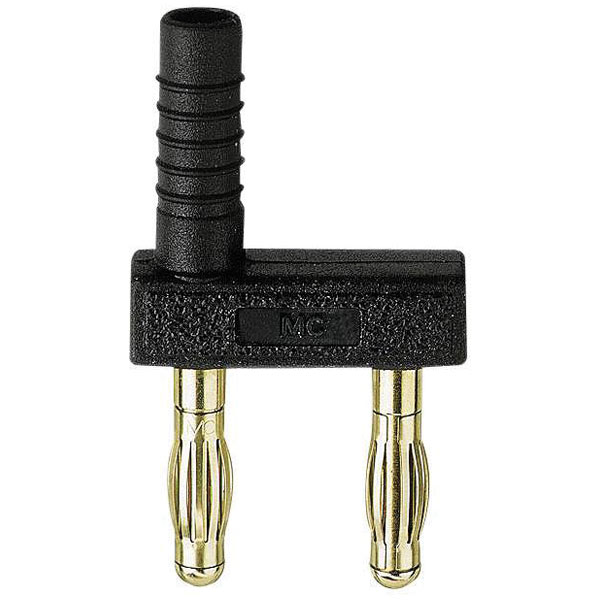 Stäubli 221020-21 EK-400 Connector Grey, 4 mm pin, brass, isolated