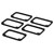 BOPLA 16374005 BoLink Seal IP65 TPE Black 70.6x42.6x4.6mm 1pc