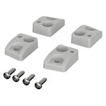 BOPLA 20007000 BCD WL-7035 Wall fittings 48x50x20mm ABS grey-white
