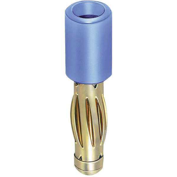 Stäubli 240106-23 R4/2-A plug-to-plug connector 4 mm to 2 mm blue,...