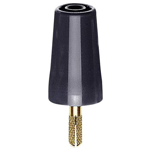 Stäubli 240160-21 A-SLK4 plug-to-plug connector 4 mm black brass a...