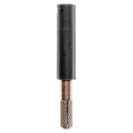 Stäubli 240163-21 connector, 4mm plug-to-socket, black, brass adapter, 1 pc