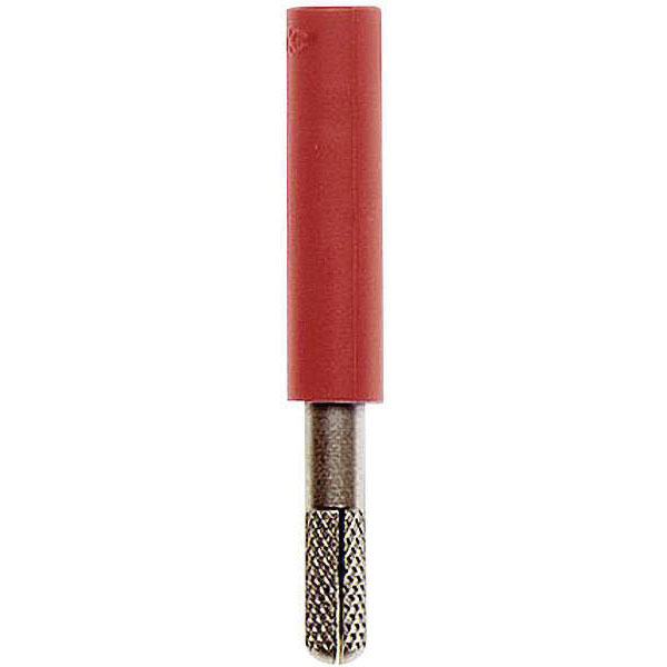 Stäubli 240163-22 A-SLK4-S plug-to-plug connector 4 mm red, brass,...