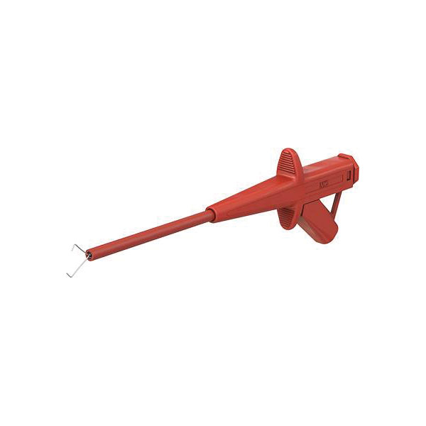 Stäubli 240224-22 SKPS4 RT 4mm red safety probe, CAT II 1000V, hea...