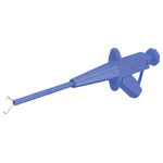 Stäubli 240224-23 SKPS-4 BL safety terminal, CAT II 1000V, flexible, silicone