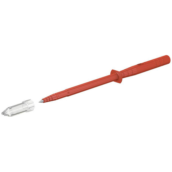 Stäubli 240235-22 SPP4-S safety test probe CAT III red, rigid tip,...