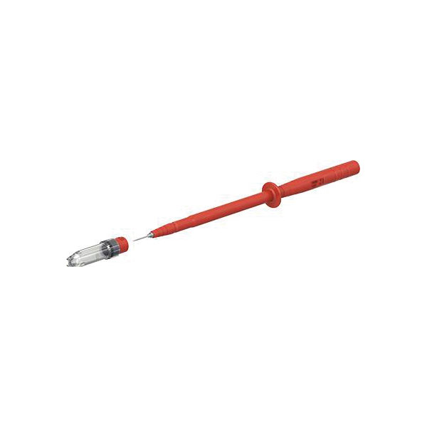 Stäubli 240238-22 SPP4-S/F safety test probe 4mm jack CAT II 1000V red