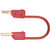 Stäubli 280033-06022 test lead 2 mm banana jack 60cm red gold-plated plugs