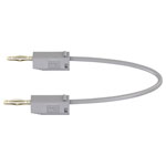 Stäubli 280039-03028 LK205 test lead 2 mm banana jack 30 cm grey 1 pc flexible