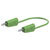 Stäubli 641030-02525 LK-4N-F10 test lead 25cm green flexible stackable plugs