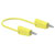 Stäubli 641030-10024 LK-4N-F10 test lead 100 cm yellow flexible stackable plugs