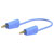Stäubli 641031-02523 LK-4A-F10 Test lead 25cm blue flexible 4mm stack plugs