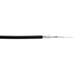 UniStrand 3233 Mini RG59 black PVC Coaxial Cable 100m