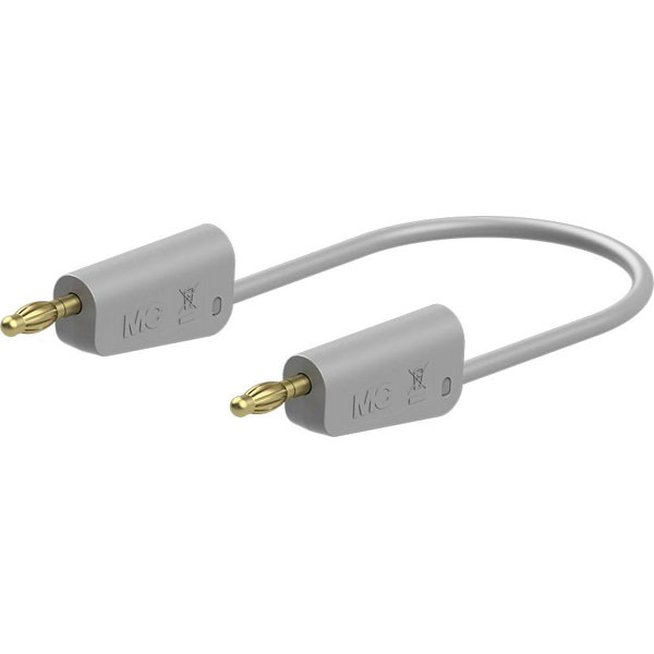 Stäubli 641031-20028 LK-4A-F10 test lead 200 cm grey Ø 4 mm stacka...