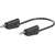 Stäubli 641032-05021 LK-4N-S10 Test lead 50cm Black, flexible, 4mm plugs