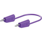Stäubli 641032-05026 LK-4N-S10 test lead 50cm violet flexible stackable plugs