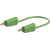 Stäubli 641033-02525 LK-4A-S10 Test lead 25cm Green flexible stackable plugs