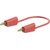Stäubli 641033-05022 LK-4A-S10 Test lead 50cm Red, flexible, stackable plugs