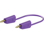 Stäubli 641033-05026 LK-4A-S10 test lead, 50cm Violet, stackable 4mm plugs